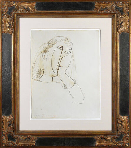 Pablo Picasso, ‘ Femme appuyant sa tête sur sa main, Portrait of Dora Maar’, 1943