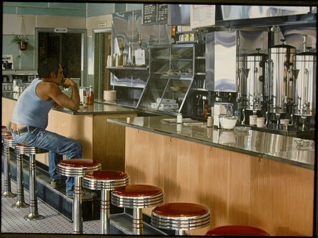 Ralph Goings, ‘Amsterdam Diner’, 1980