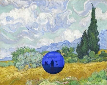 Jeff Koons, ‘Gazing Ball (Van Gogh Wheatfield With  Cypresse)’, 2017