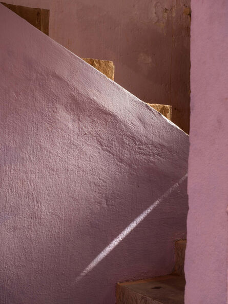 Neil Meyerhoff, ‘Pink Stairway at Restaurant’, 2014