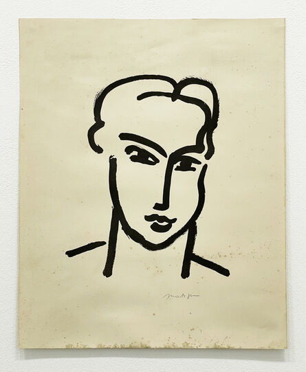 Henri Matisse, ‘Grande Tête de Katia’, 1950-51