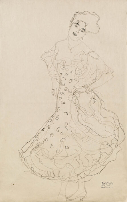 Gustav Klimt, ‘The Dancer’, ca. 1907