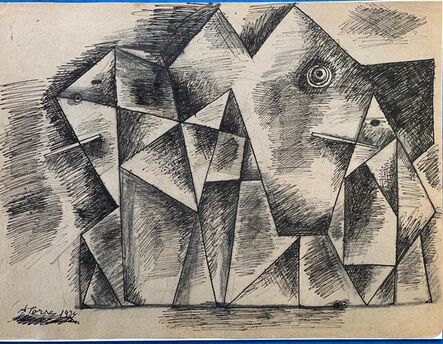 Augusto Torres, ‘Formas geométricas ensambladas’, 1934