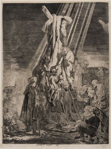 Rembrandt van Rijn, ‘The Descent from the Cross: Second Plate’