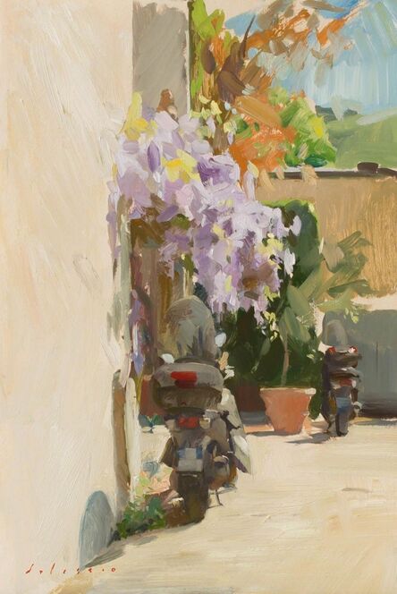 Marc Dalessio, ‘Wisteria and Scooters’, 2017