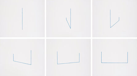 Fred Sandback, ‘Serie von 6 Lithographien (Six Lithographs)’, 1975