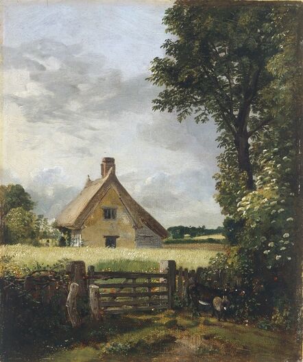 John Constable, ‘A Cottage in a Cornfield’, 1817