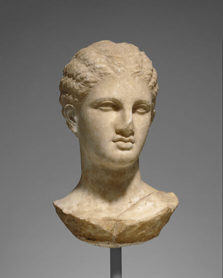 ‘Head of a Young Woman from a Grave Naiskos’, ca. 320 BCE