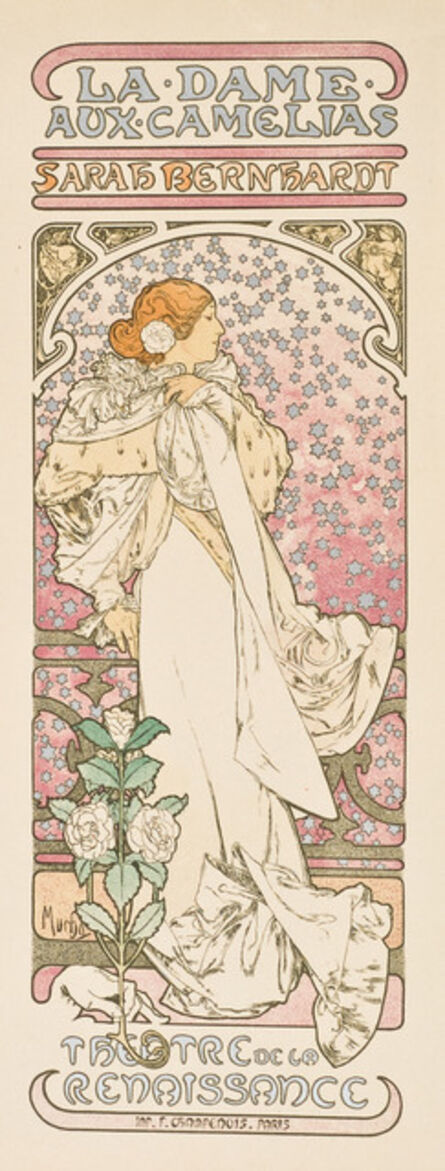 Alphonse Mucha, ‘La Dame Aux Camélias’, 1898