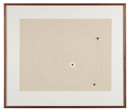 Marlow Moss, ‘Untitled (Red, green and white circles)’, ca. 1940