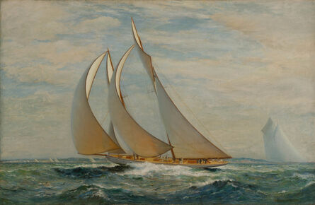 James Gale Tyler, ‘New York Yacht Club Regatta; The Big Schooner Class’, 1899