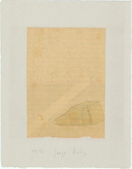 Joseph Beuys, ‘Schwurhand: Zelt und Lichtstrahl ’, 1980