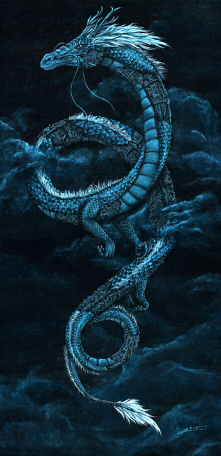Ardif, ‘Blue Asian Dragon Mechanimal’, 2021
