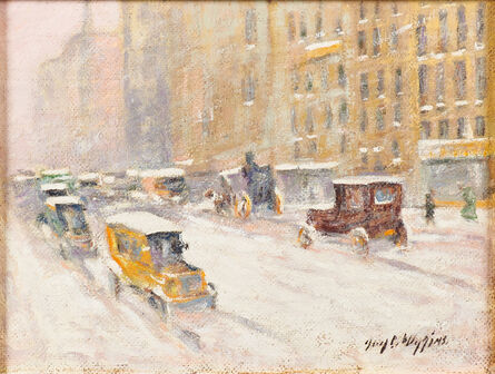Guy Carleton Wiggins, ‘New York Winter (Fifth Ave. View)’