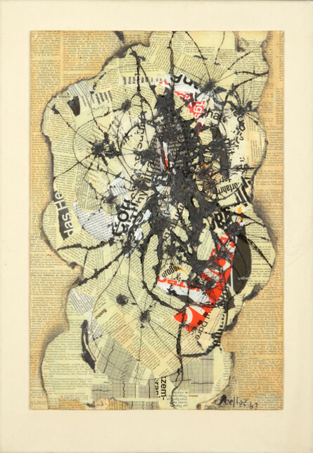Reinhold Koehler, ‘Raum-Feld-Körper, Contre-Collage’, 1963