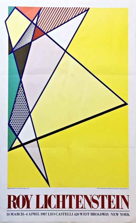 Roy Lichtenstein, ‘Roy Lichtenstein at Leo Castelli’, 1987