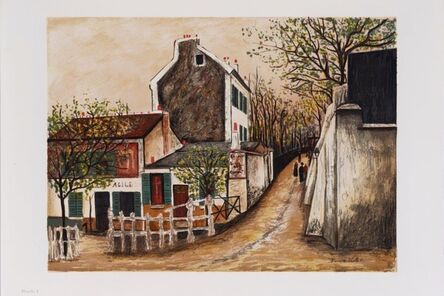 Maurice Utrillo, ‘Montmartre. Le cabaret du Lapin-Agile et la rue Saint-Vincent’, 1980-1989