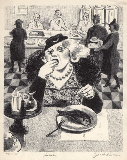 Jacob Kainen, ‘Lunch’, 1936