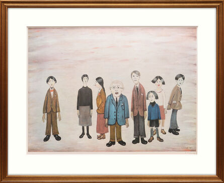 Laurence Stephen Lowry, ‘His Family’, 1972