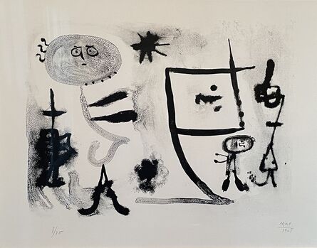 Joan Miró, ‘Album 13, plate 1’, 1948