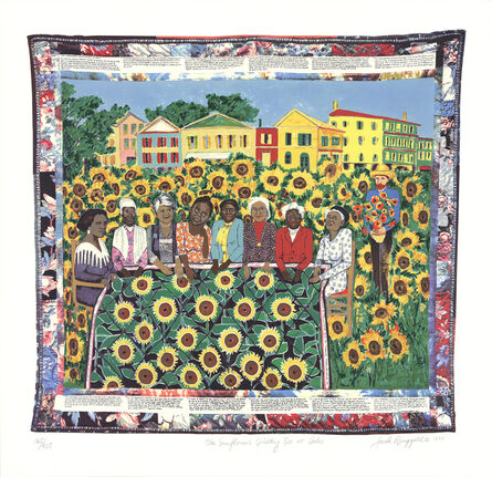 Faith Ringgold, ‘The Sunflower's Quilting Bee at Arles’, 1997