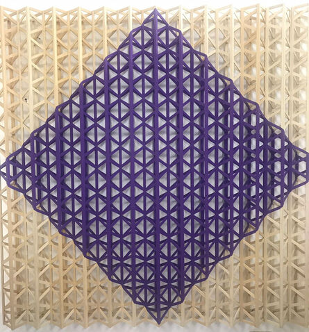 Rasheed Araeen, ‘Jaamni Two (purple two)’, 2015