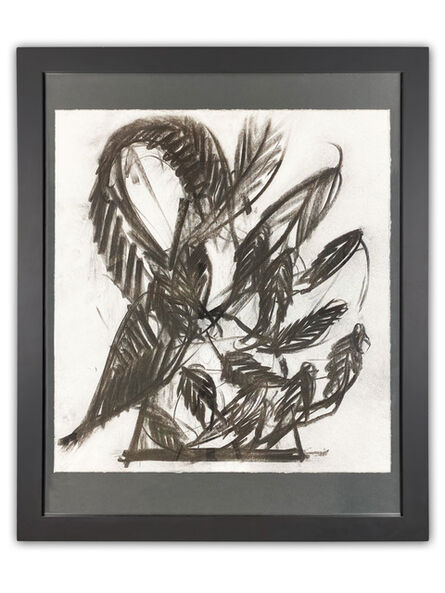 Dale Chihuly, ‘Dale Chihuly Untitled Venetian Charcoal Contemporary Art Drawing’, Circa 1998 -1999