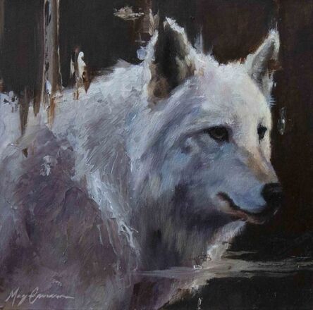 Morgan Cameron, ‘White Wolf Portrait Copy’, 2020