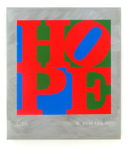 Robert Indiana, ‘HOPE Red Green Blue’, 2009