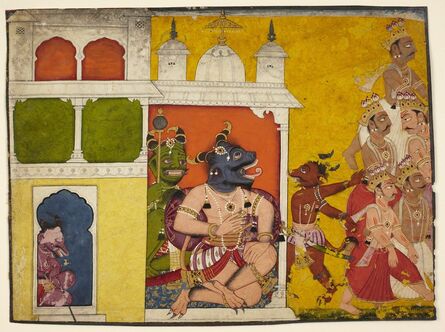 ‘Demons Receiving Deities’, 18th century