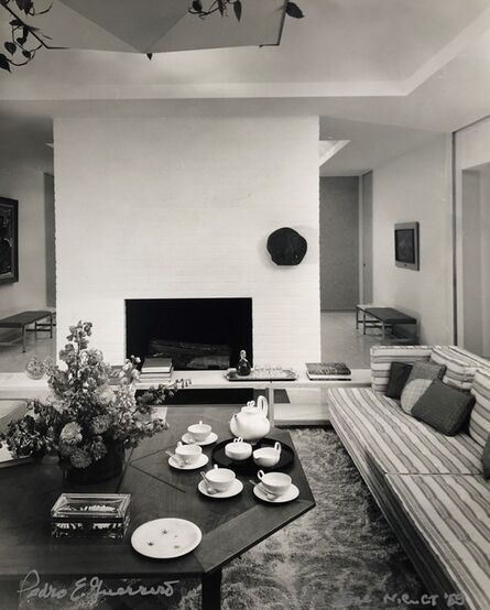 Pedro E. Guerrero, ‘Celanese House, New Canaan, CT Edward Durell Stone, Architect (Set of Two Prints, Living Room, Kitchen)’, 1959
