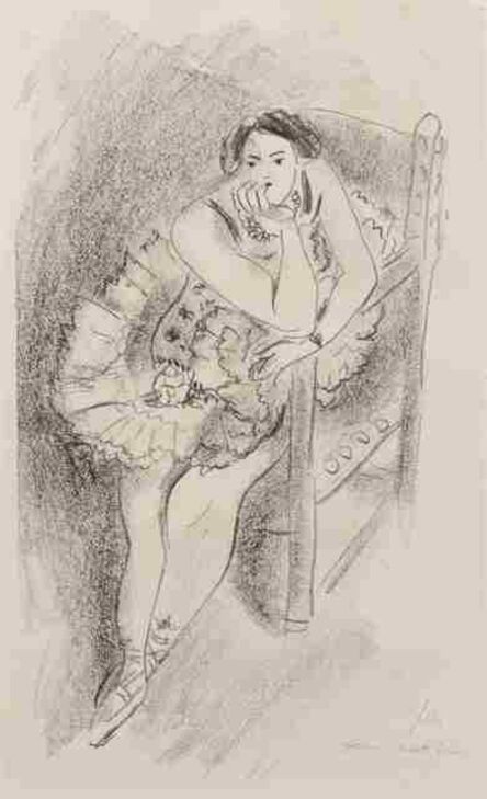 Henri Matisse, ‘Danseuse au Fauteuil, En Bois (from Dix Danseuses)’, 1927