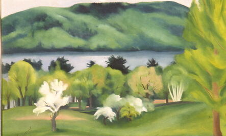 Georgia O’Keeffe, ‘Lake George by Early Moonrise’, 1930