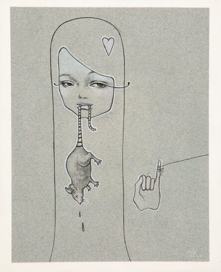 Audrey Kawasaki, ‘Girl with Rat’, 2005