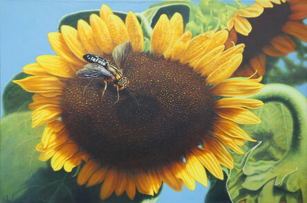 Hilo Chen, ‘Sunflower and bee’, 1992
