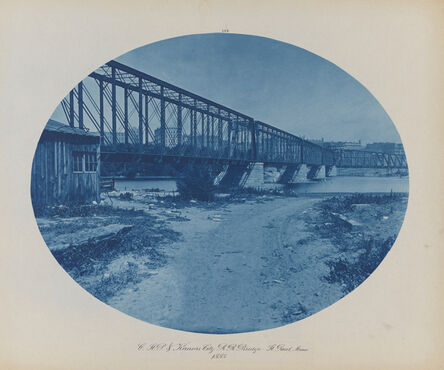 Henry Peter Bosse, ‘Chicago, St. Paul, and Kansas City Railroad Bridge, St. Paul, Minnesota’, 1885