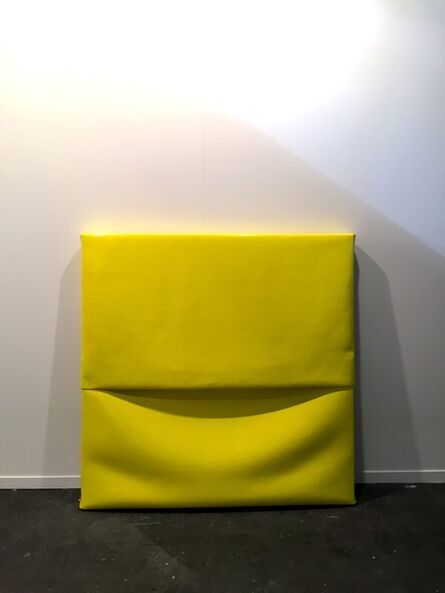 Angela de la Cruz, ‘Concrete Canvas (Light Yellow)’, 2018