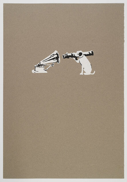 Banksy, ‘HMV Dog’, 2002