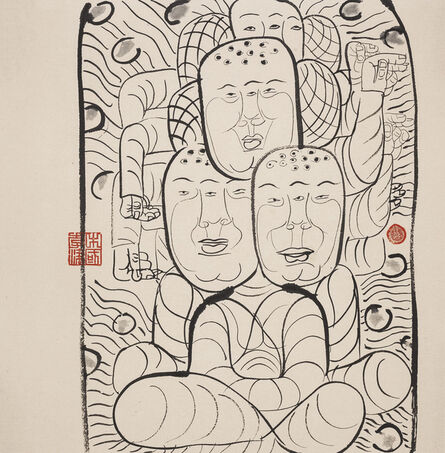 Li Jin 李津, ‘Myriad Monks 众僧’, 1993