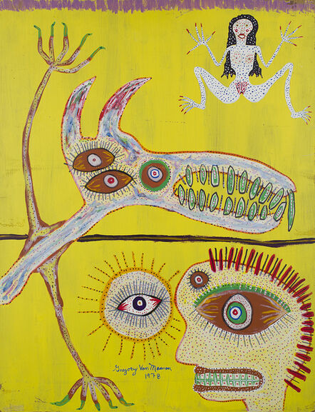 Gregory Van Maanen, ‘Untitled (Splayed Figure on Yellow)’, 1978