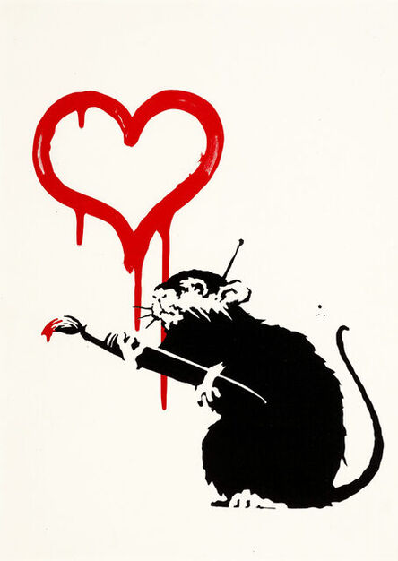 Banksy, ‘Love Rat - Unsigned’, 2004