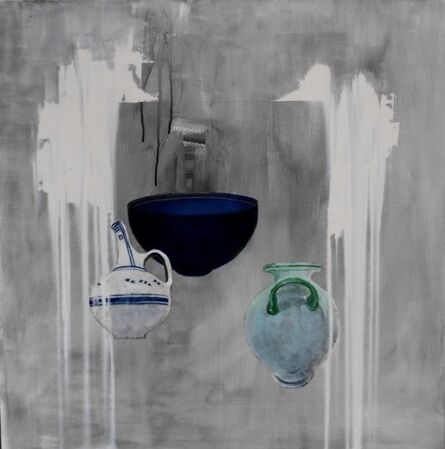 Christina Penrose, ‘Ancient Vessels in grey & white’, 2017