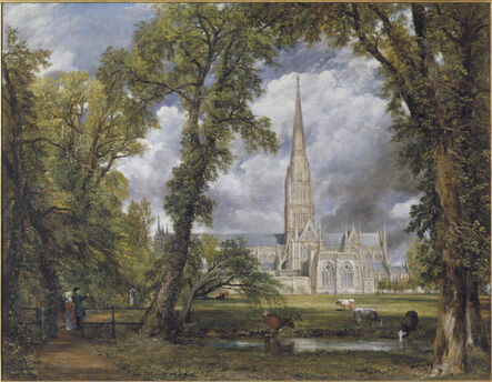 John Constable, ‘Salisbury Cathedral from the Bishop’s Ground’, 1823