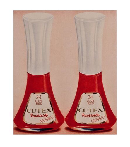 Nur Koçak, ‘Cutex Nail Polishes (Two Love Red with Protein)’, 1976