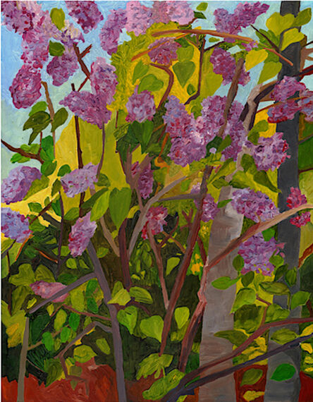 Yvonne Troxell Lamothe, ‘Lilacs and Pines’, 2021