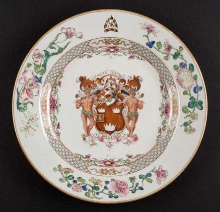 Unknown Artist, ‘Grant Family Armorial Plate’, Yongzheng Period-ca. 1730