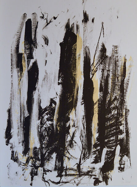 Joan Mitchell, ‘Arbres (Black and Yellow)’, 1991-1992