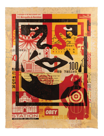 Shepard Fairey, ‘Icon Collage (Bottom)’, 2016