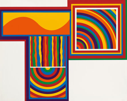 Sol LeWitt, ‘Arcs and Bands in Color 1’, 1999