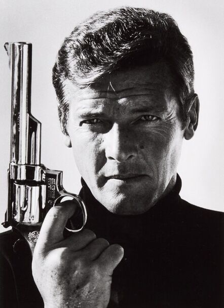 Terry O'Neill, ‘Roger Moore as James Bond (Co-Signed)’, 1970